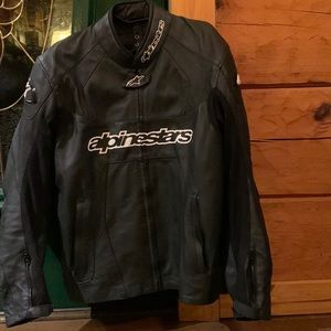 Alpinestars Leather Motorcycle Riding Jacket